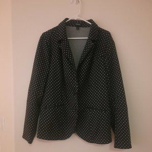 Torrid Blazer Type-Jacket with Tiny Cross Print
